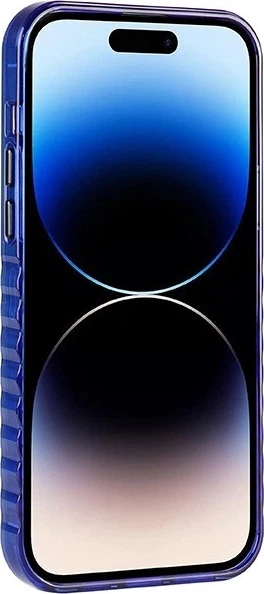 Etui Audi IML Big Logo MagSafe do Apple iPhone 14 Pro Navy Blue (AU-IMLMIP14P-Q5/D2-BE) - obraz 5