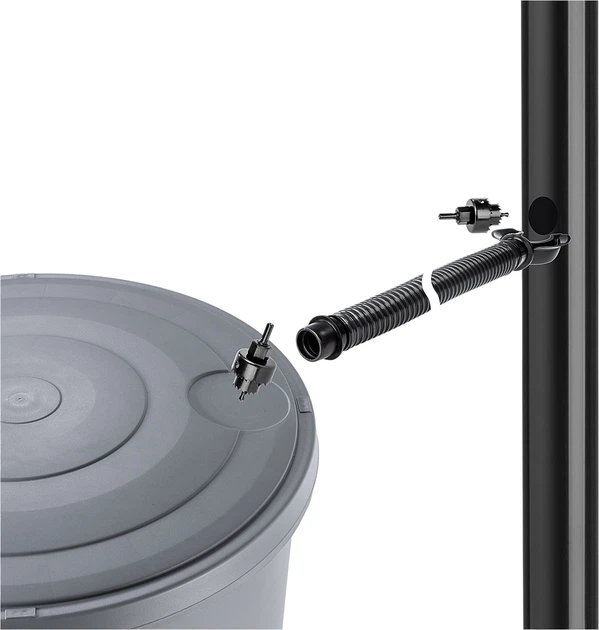 Zbiornik na deszczówkę Kadax Casello 200L Szara - obraz 5