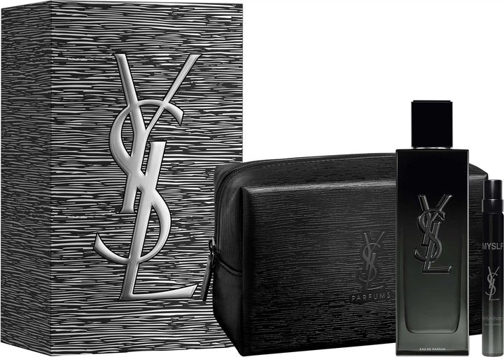 Zestaw męski Yves Saint Laurent Myslf Woda perfumowana 100 ml + Miniaturka Woda perfumowana 10 ml + Torebka kosmetyczna (3614274643404) - obraz 1