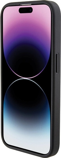 Панель BMW Grip Stand Smooth & Carbon для Apple iPhone 15 Pro Black (BMHCP15LGSPCCK) - зображення 6