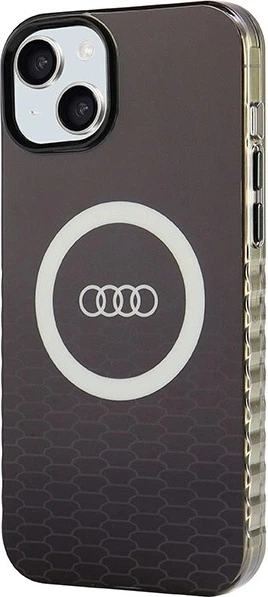 Etui Audi IML Big Logo MagSafe do Apple iPhone 15 Plus/14 Plus Black (AU-IMLMIP15M-Q5/D2-BK) - obraz 2