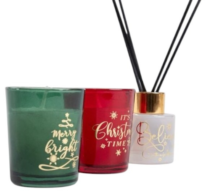 Zestaw zapachowy Homla Mystic Melts świąteczny 3 elementy (5906496718076) - obraz 2