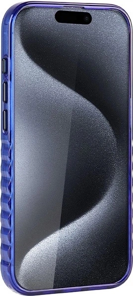 Панель Audi IML Big Logo MagSafe для Apple iPhone 15 Pro Navy Blue (AU-IMLMIP15P-Q5/D2-BE) - зображення 5