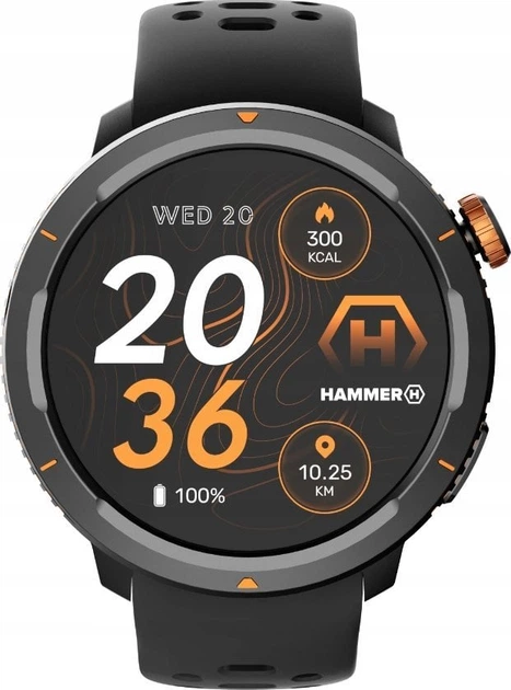 Смарт-годинник MyPhone Hammer Watch 2 Lite Black - изображение 3
