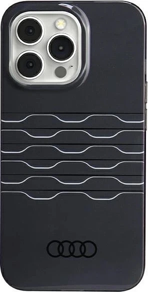 Панель Audi IML MagSafe для Apple iPhone 13 Pro/13 Black (AU-IMLMIP13P-A6/D3-BK) - зображення 1