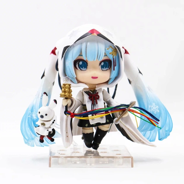 Аниме фигурка нендороид Vocaloid Вокалоид Miku Hatsune Хацунэ Мику, подвижная, 10 см (VOC 0049) - изображение 2