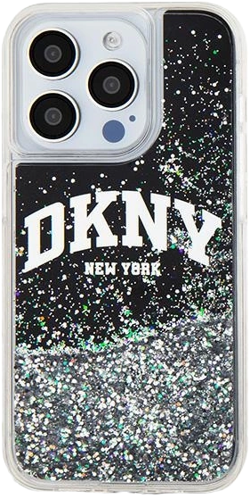 Панель DKNY Liquid Glitter Big Logo для Apple iPhone 13 Pro Max Black (3666339270704) - зображення 3