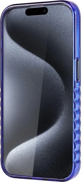 Панель Audi IML MagSafe для Apple iPhone 15 Pro Navy Blue (AU-IMLMIP15P-A6/D3-BE) - зображення 6