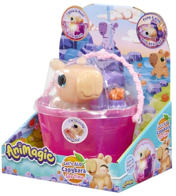 Ігровий набір Goliath Animagic Lets Glo Капібара Spa Time 934415.006 (8720077344150) - зображення 2