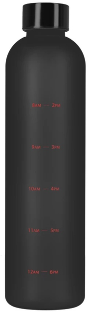 Пляшка для води HMS NCD61 1000 мл Трітанова Чорна (15-02-053) - зображення 1
