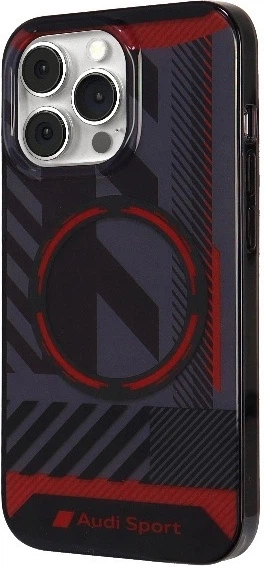 Etui Audi IML Sport MagSafe do Apple iPhone 13 Pro/13 Black (AU-IMLMIP13P-RSQ/D2-BK) - obraz 2