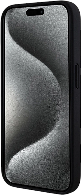 Панель BMW Perforated Tricolor Line для Apple iPhone 15 Pro Max Black (BMHCP15X23PUPVK) - зображення 5