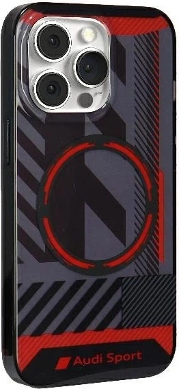 Etui Audi IML Sport MagSafe do Apple iPhone 13 Pro Max Black (AU-IMLMIP13PM-RSQ/D2-BK) - obraz 3
