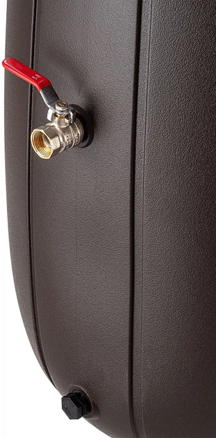 Zbiornik na deszczówkę z łapaczem Kadax Roddi 200L Mokka - obraz 2