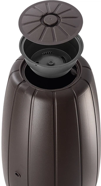 Zbiornik na deszczówkę z łapaczem Kadax Roddi 200L Mokka - obraz 4