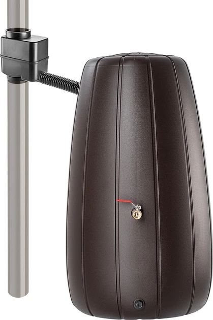 Zbiornik na deszczówkę z łapaczem Kadax Roddi 200L Mokka - obraz 5