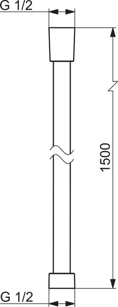 Wąż prysznicowy Oras 150 cm (241004) - obraz 2