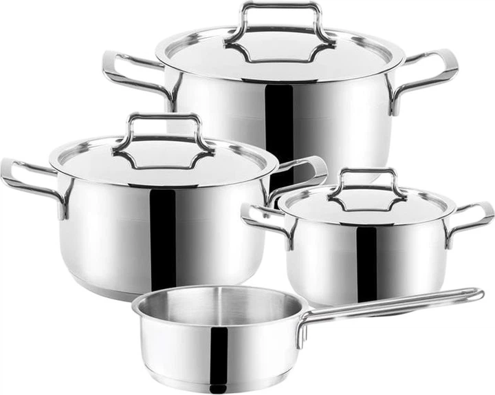Zestaw garnków Orion Anett ze stali nierdzewnej 4 szt (8592381151034) - obraz 1