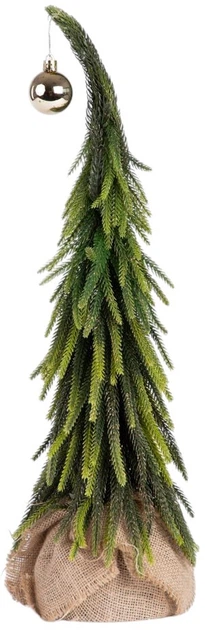 Штучна ялинка HOMLA 715464 Boms із золотою кулькою 42 см Зелена (5906496715464) - зображення 1