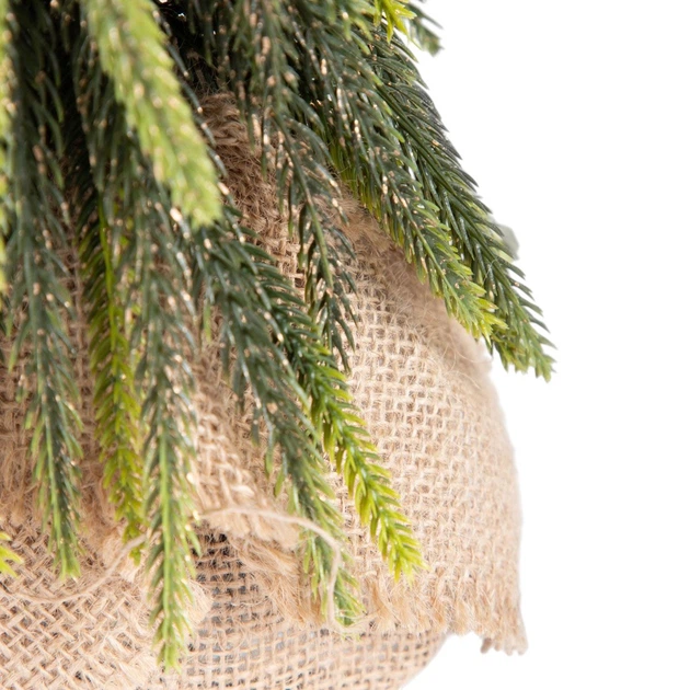 Штучна ялинка HOMLA 715464 Boms із золотою кулькою 42 см Зелена (5906496715464) - зображення 2