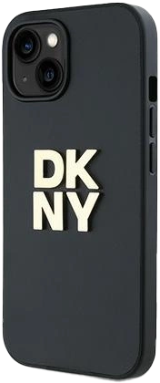 Etui DKNY Wrist Strap Stock Logo do Apple iPhone 13/14/15 Black (3666339264697) - obraz 1