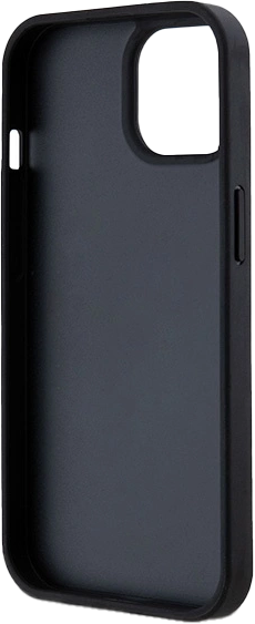 Etui DKNY Leather Checkered Mono Pattern & Printed Stripes do Apple iPhone 13/14/15 Black (3666339263157) - obraz 5