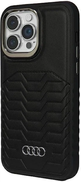 Etui Audi Synthetic Leather MagSafe do Apple iPhone 14 Pro Black (AU-TPUPCMIP14P-GT/D3-BK) - obraz 2