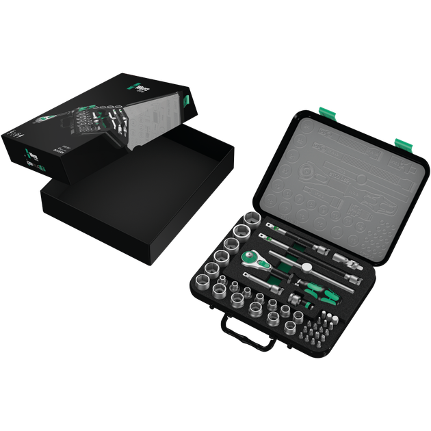 Набор инструментов Wera 8100 SB 2 Zyklop Speed 3/8" 43 предмета (05003594001) - Фото 3 Набор инструментов Wera 8100 SB 2 Zyklop Speed 3/8" 43 предмета (05003594001) - изображение 3