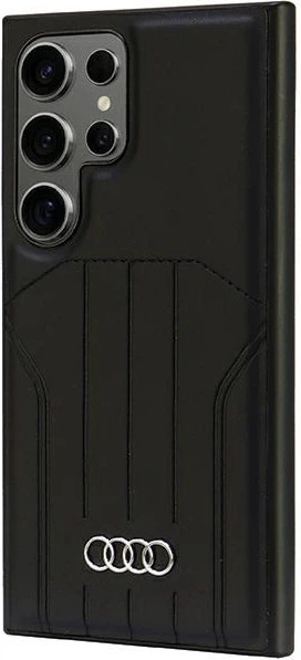 Etui Audi Synthetic Leather MagSafe do Samsung Galaxy S24 Ultra (S928) Black (AU-TPUPCMS24U-Q5/D1-BK) - obraz 2