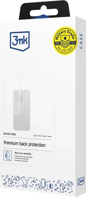 Etui plecki 3MK Armor Case na Samsung A15 5G Transparent (5903108544405) - obraz 3