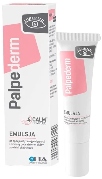 Емульсія Verco Palpederm для догляду за подразненою шкірою повік та очей 15 мл (5906190437129) - зображення 1