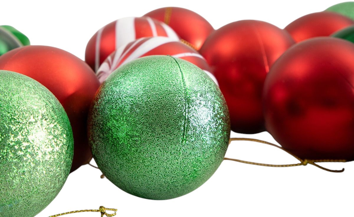 Zestaw bombek HOMLA 713422 Rija Ameri w stylu amerykańskim 6 cm 30 szt (5906496713422) - obraz 3