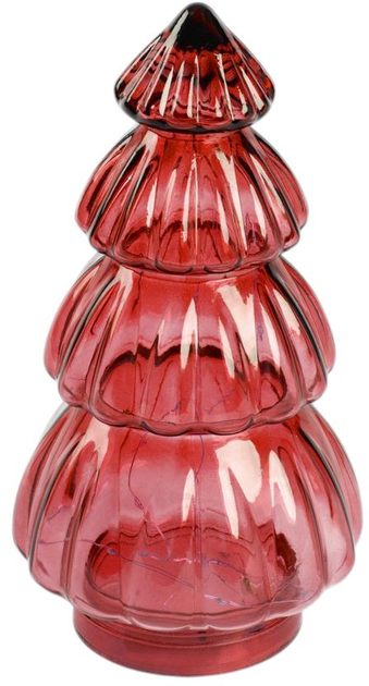 Lampion LED HOMLA 712395 Lapland w kształcie choinki 15 x 28 cm Czerwony (5906496712395) - obraz 2