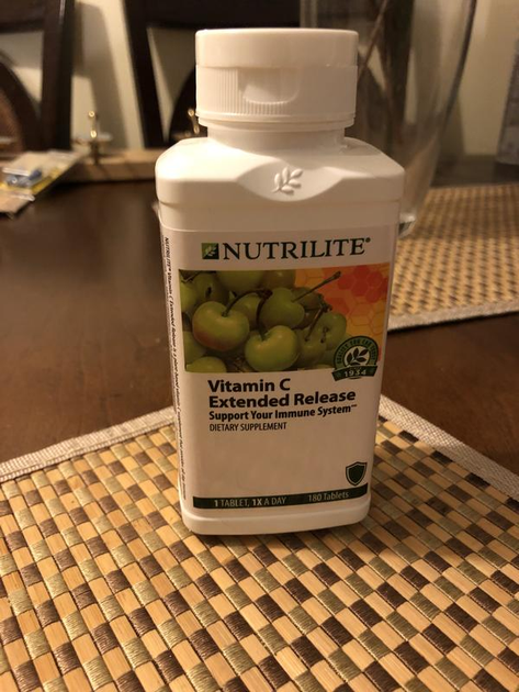Вітаміни Amway Nutrilite Vitamin C пролонгованої дії 180 таблеток - Фото 3 Вітаміни Amway Nutrilite Vitamin C пролонгованої дії 180 таблеток - зображення 3