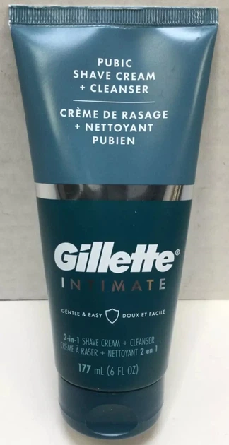 Крем-гель для бритья и очищения интимных зон Gillette Intimate 177 мл - изображение 2
