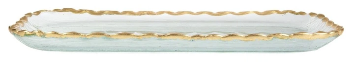 Блюдо Homla Elsoy із золотою окантовкою 49 x 19 см (5904183868653) - зображення 3