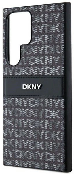 Etui DKNY Leather Mono Stripe & Metal Logo do Samsung Galaxy S24 Ultra Black (3666339287498) - obraz 6