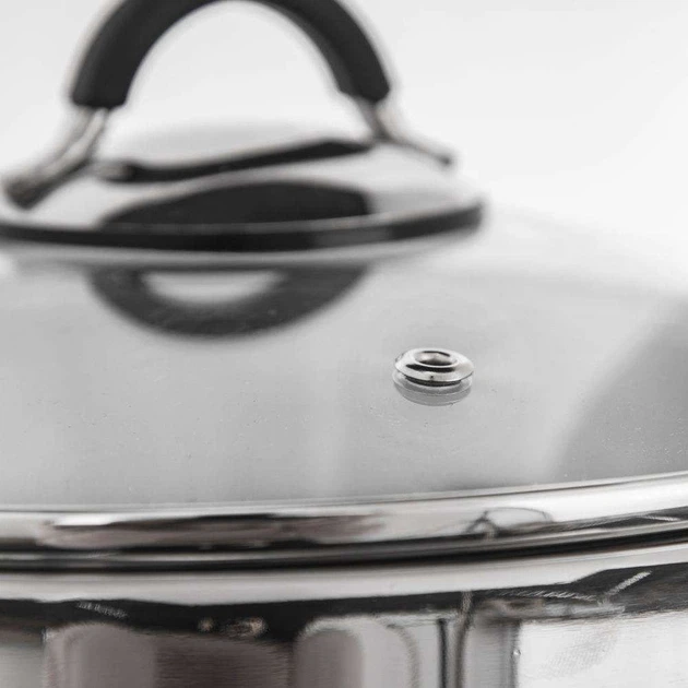 Каструля Orion Dalie з кришкою з нержавіючої сталі 10.6 л (8592381165741) - зображення 5