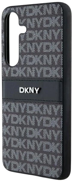 Etui DKNY Leather Mono Stripe & Metal Logo do Samsung Galaxy S24 Plus Black (3666339287481) - obraz 6