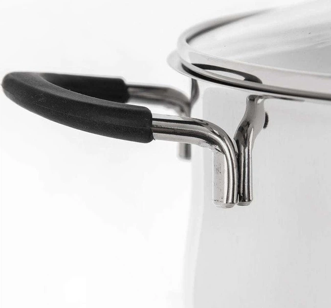 Каструля Orion Dalie з кришкою з нержавіючої сталі 2.6 л (8592381165765) - зображення 3