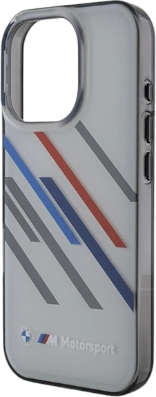 Etui plecki BMW Motosport IML Random Stripes do Apple iPhone 16 Pro Max Gray (BMHCP16X23HTRAG) - obraz 6