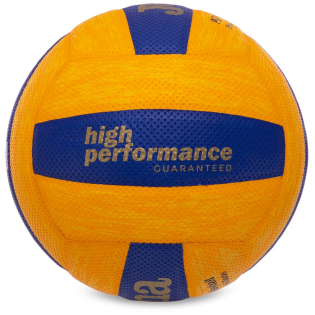 Мяч волейбольный Joma HIGH PERFORMANCE 400751 907 No5 PU желтый синий - Фото 3 Мяч волейбольный Joma HIGH PERFORMANCE 400751 907 No5 PU желтый синий - изображение 3