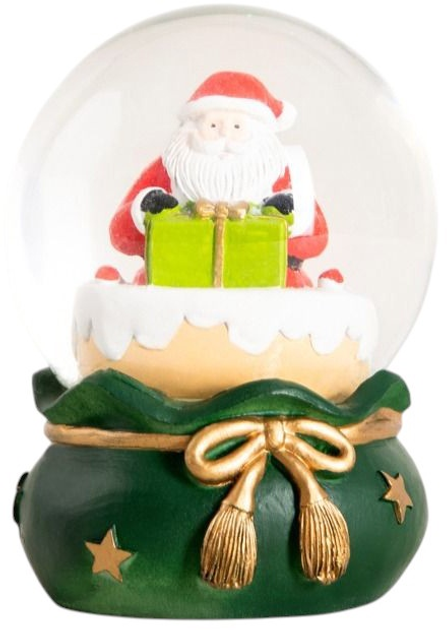 Kula śnieżna LED HOMLA 981610 Ronie z Mikołajem L 10 x 14 cm (5902869981610) - obraz 1