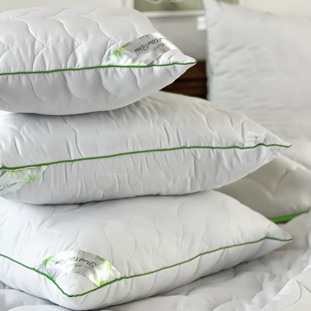 Подушка для сну 50х70 см Floral Aloe Vera / Флорал Алое Вера з екстрактом алое на блискавці - Фото 7 Подушка для сну 50х70 см Floral Aloe Vera / Флорал Алое Вера з екстрактом алое на блискавці - изображение 7