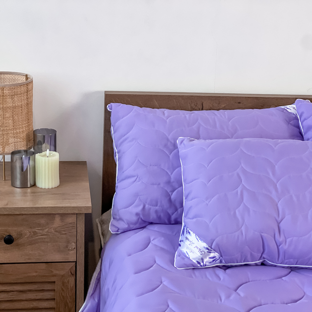 Подушка для сну 70х70 см Floral Lavender / Флорал Лаванде зі знімним чохлом - Фото 8 Подушка для сну 70х70 см Floral Lavender / Флорал Лаванде зі знімним чохлом - зображення 8