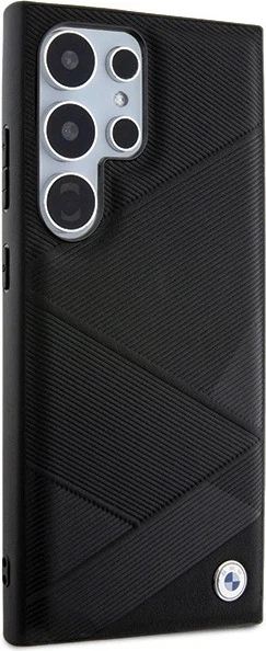 Панель BMW Signature Leather Crossing Lines Pattern для Samsung Galaxy S24 Ultra Black (BMHCS24L23RCGPK) - зображення 4