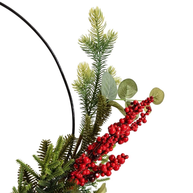 Wieniec Homla Farila świąteczny na metalowej obręczy 40 cm (5906496710100) - obraz 3