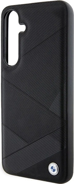 Etui plecki BMW Signature Leather Crossing Lines Pattern do Samsung Galaxy S24 Plus Black (BMHCS24M23RCGPK) - obraz 6