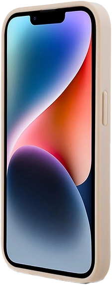 Панель DKNY Leather Checkered Mono Pattern & Printed Stripes для Apple iPhone 14 Pro Max Pink (3666339263607) - зображення 1