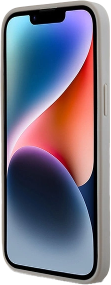 Панель DKNY Leather Mono Stripe & Metal Logo для Apple iPhone 14 Pro Max Beige (3666339260521) - зображення 5